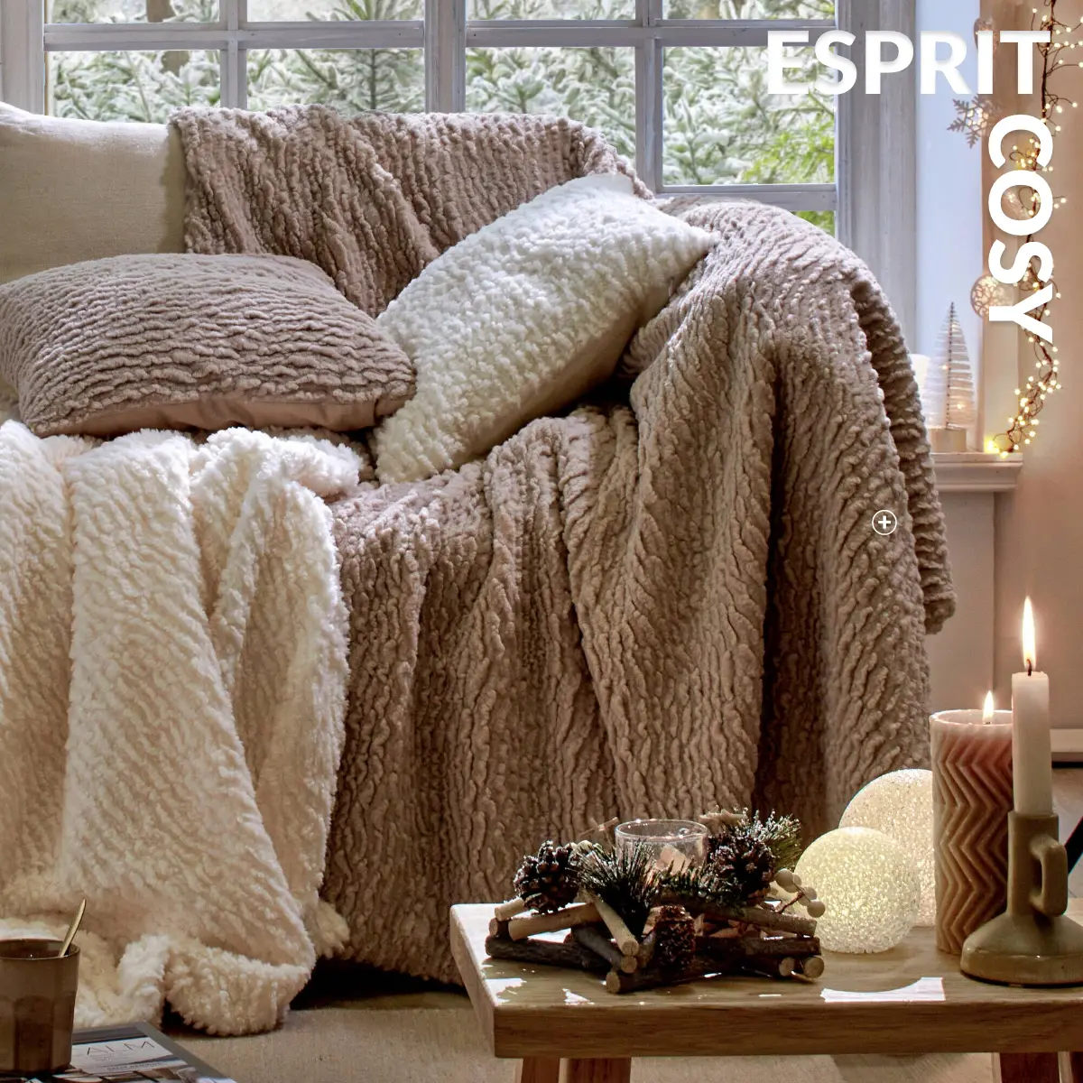 Plaid effet fourrure ultra moelleux, accessoire cocooning indispensable pour l'hiver 2024 | Blancheporte