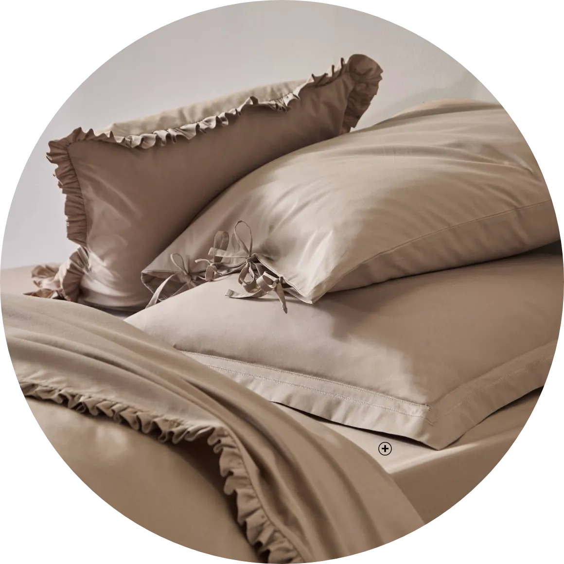 Drap housse uni percale de coton 72 fils/cm², finition raffinée, coloris grège - Blog Blancheporte