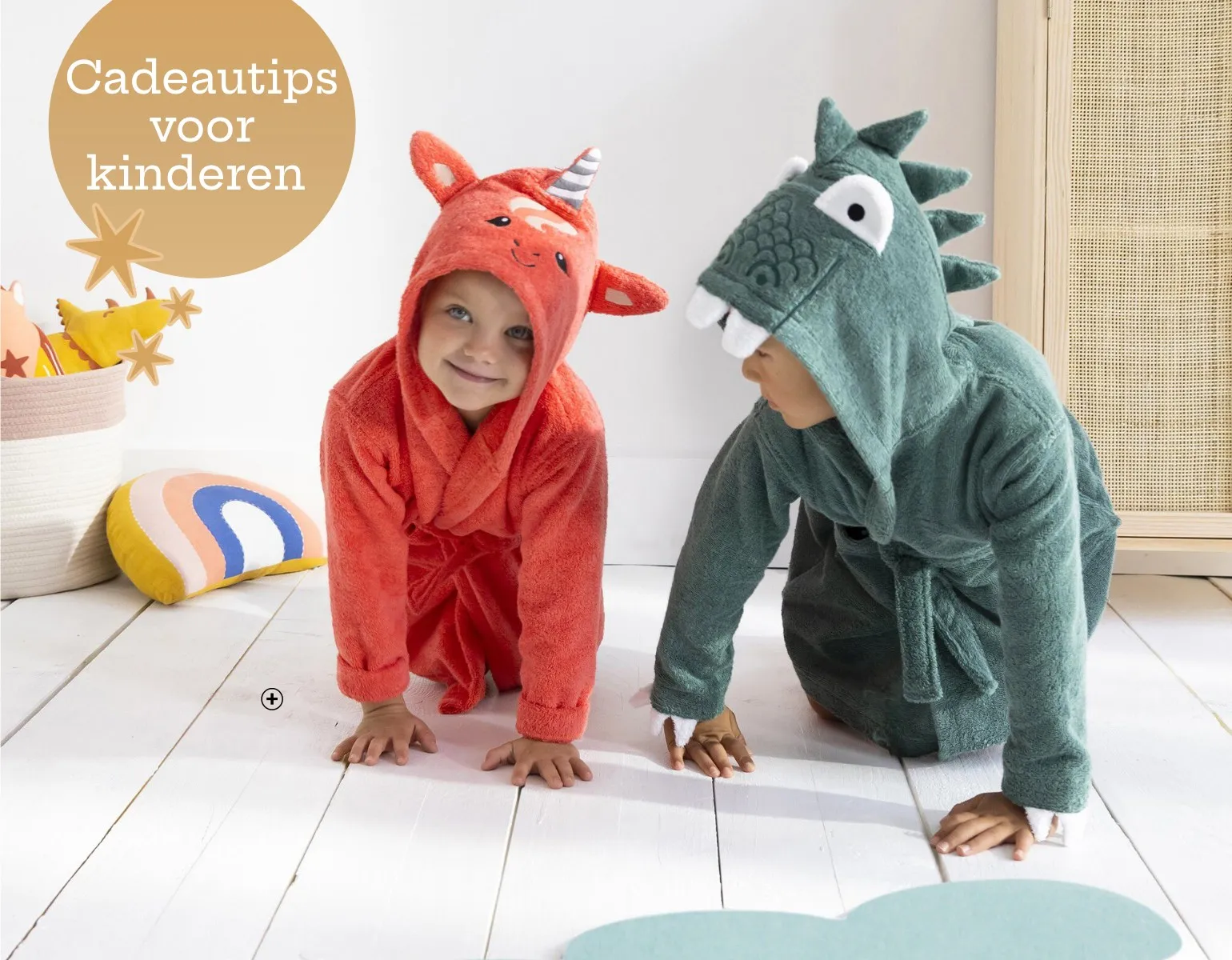 Badjas voor kinderen in dinosaurusmodel van katoenen, groene badstof, goedkoop | Blancheporte