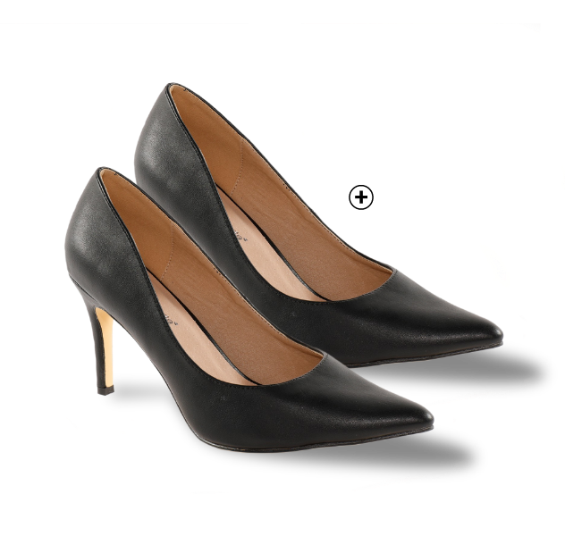 Escarpins noir première cuir Escarpins femme noir première en cuir pas cher | Blancheporte