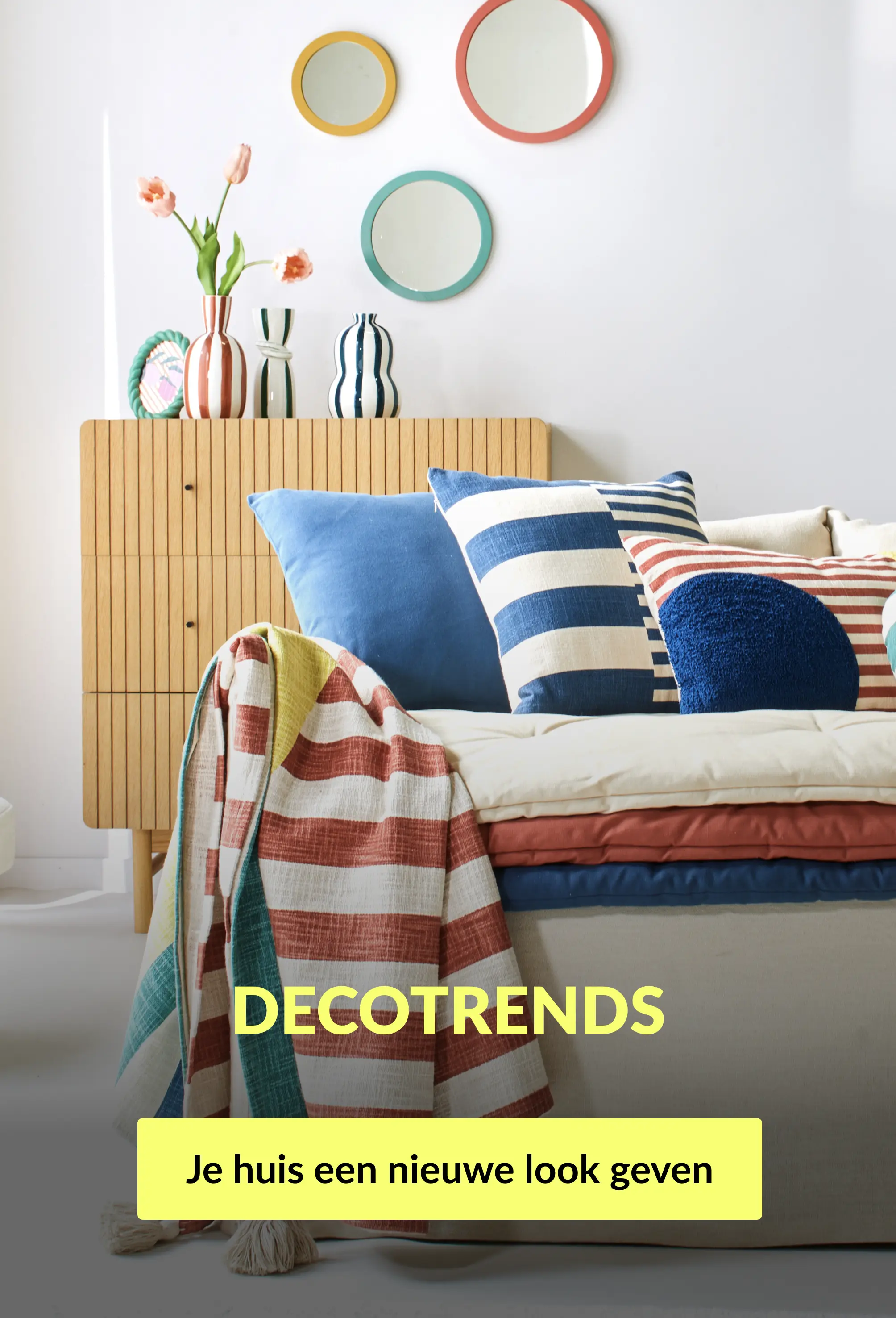 Ontdek onze wooncollectie met geometrische motieven op de website Blancheporte