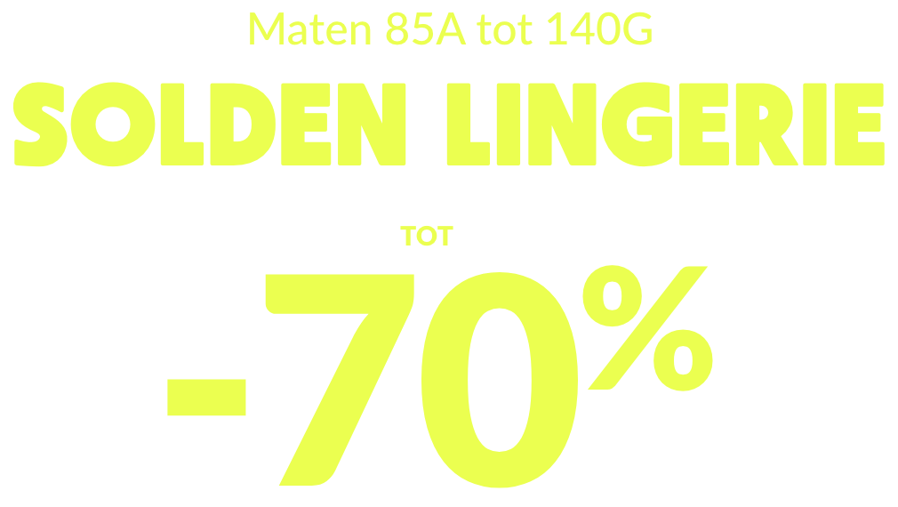 Winteruitverkoop en promoties: tot 70% korting op lingerie