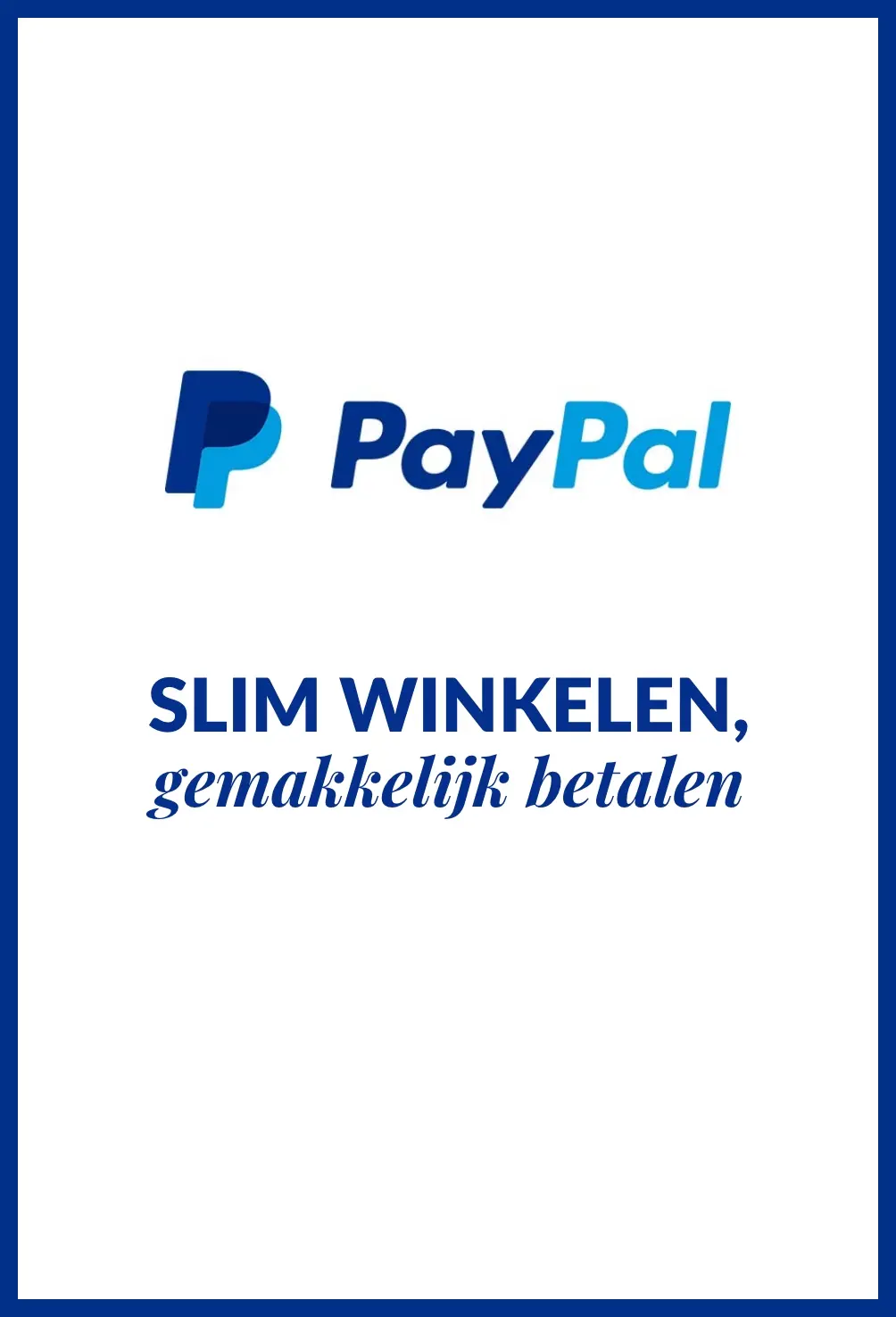Uw veilige betaling met Paypal