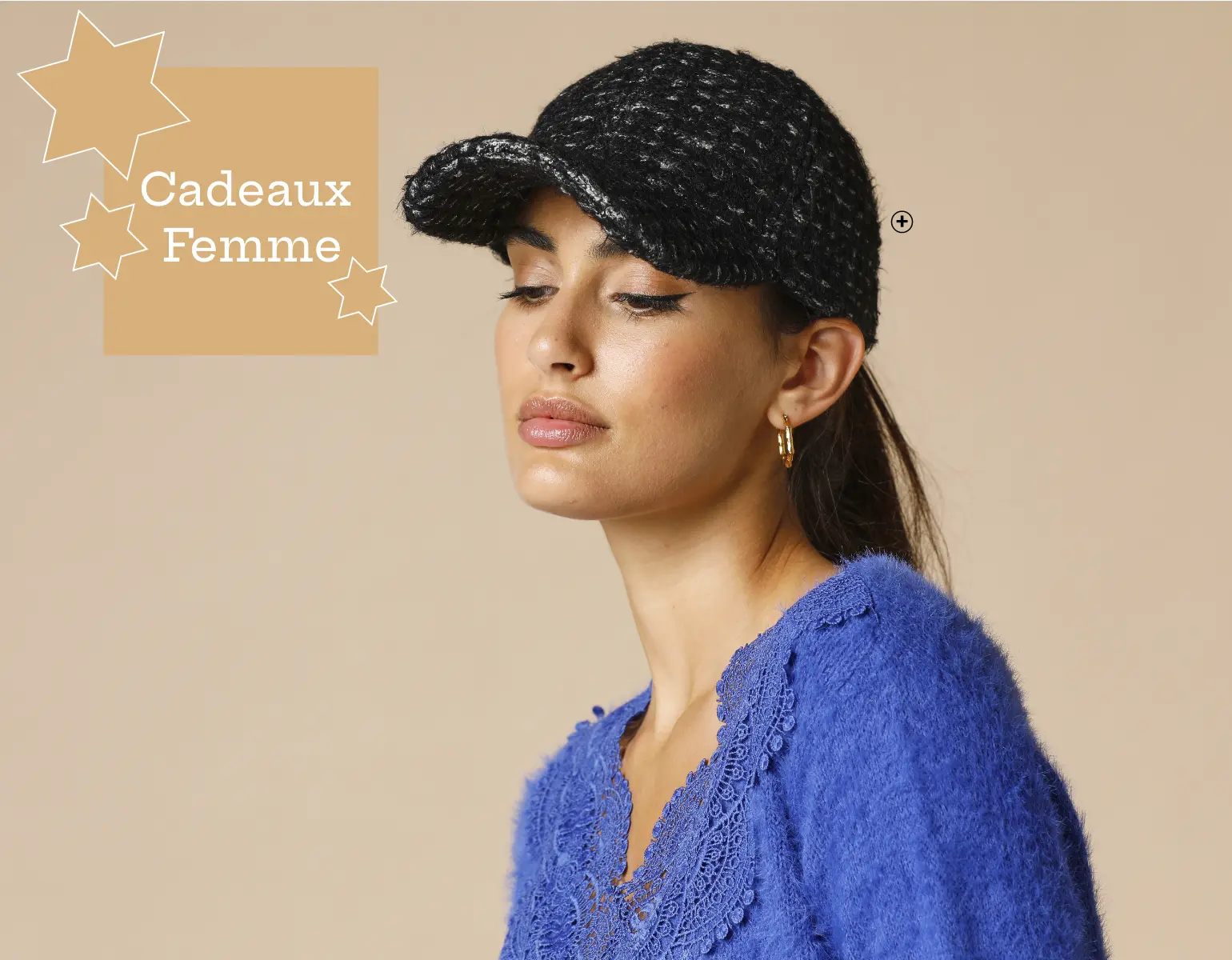 Casquette tendance en effet tweed, idée cadeau pour homme ou femme | Blancheporte