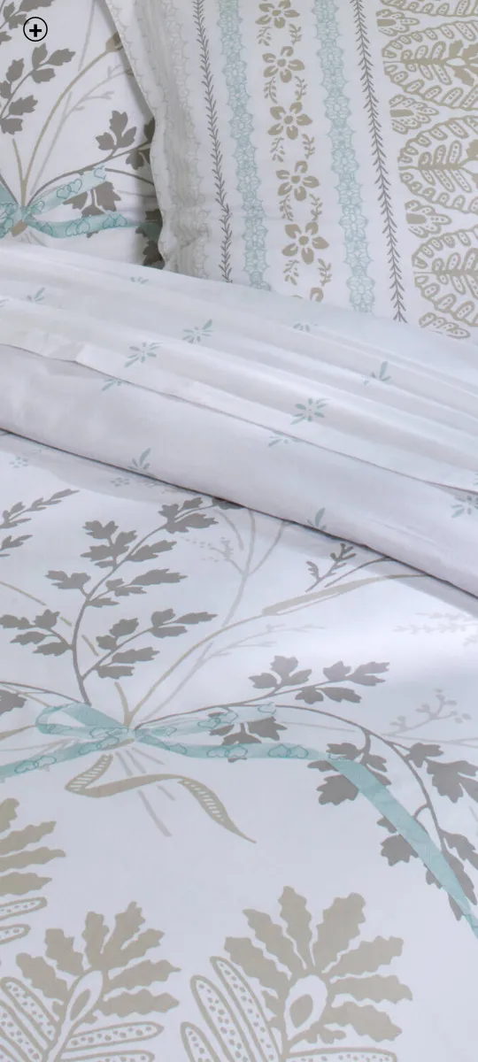 Linge de lit Lilly en coton uni, intemporel et tendance maison printemps été 2025 | Blancheporte