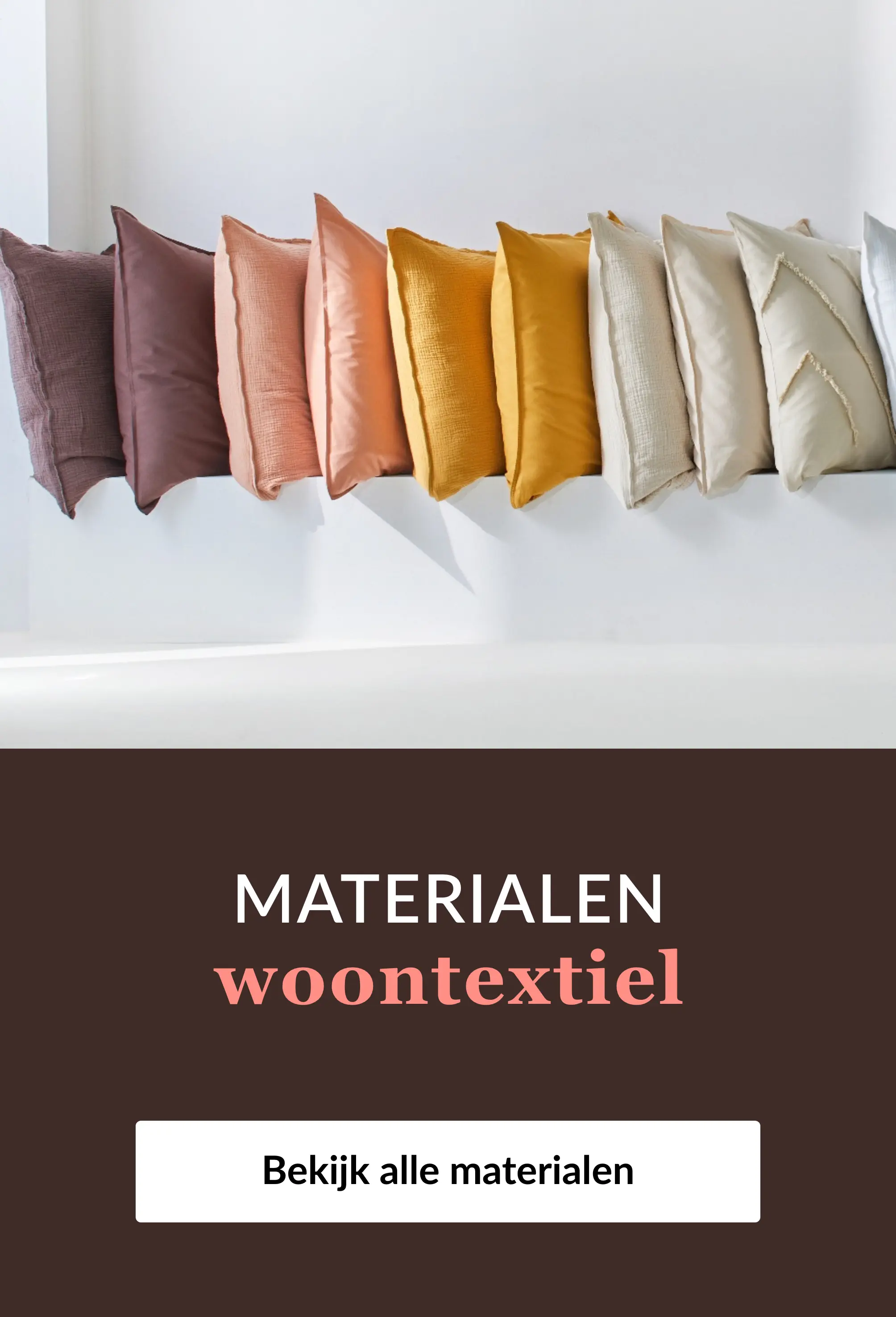 Ontdek onze materialen in woontextiel op blancheporte.be
