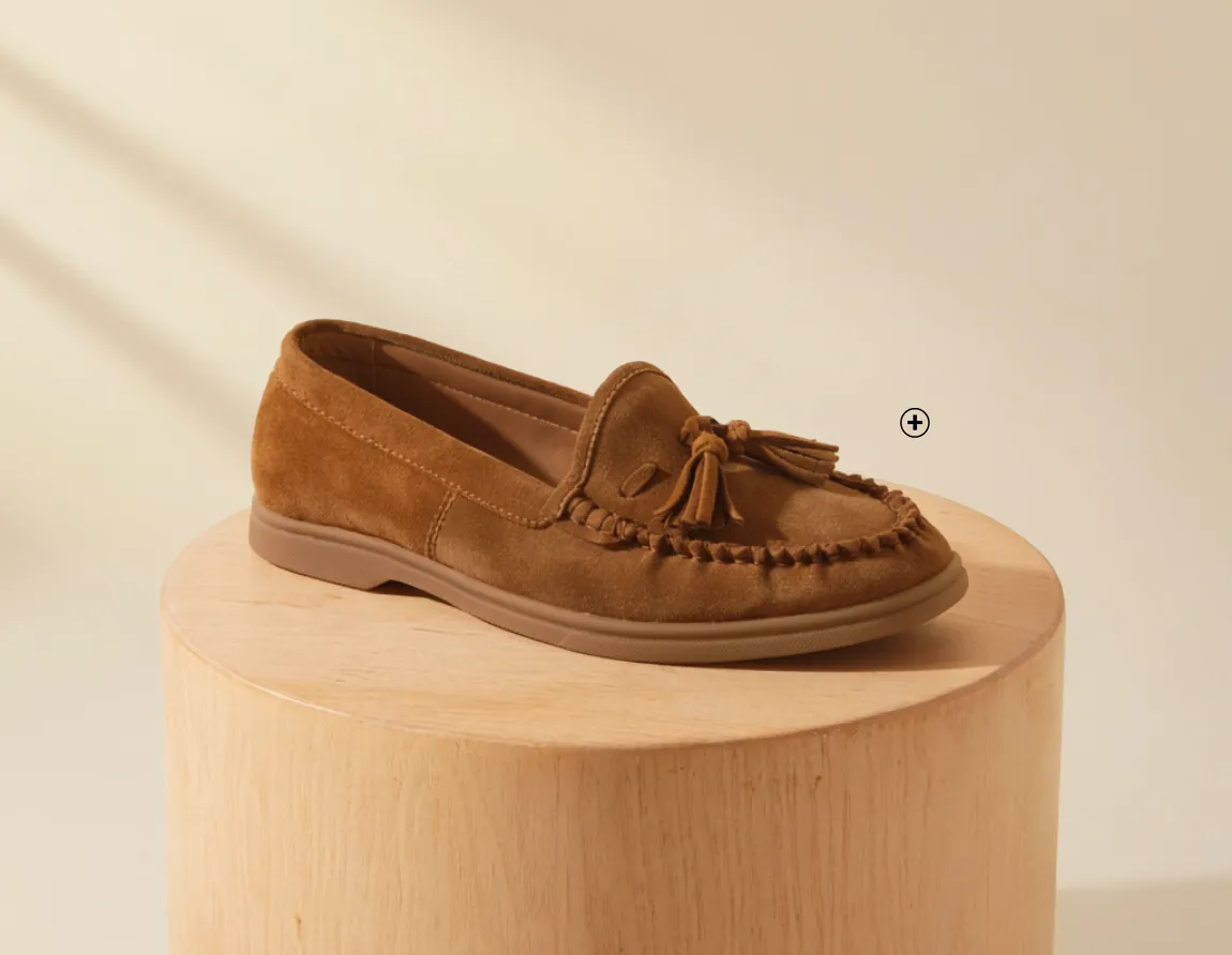 Mocassin en cuir caramel - Blog Blancheporte