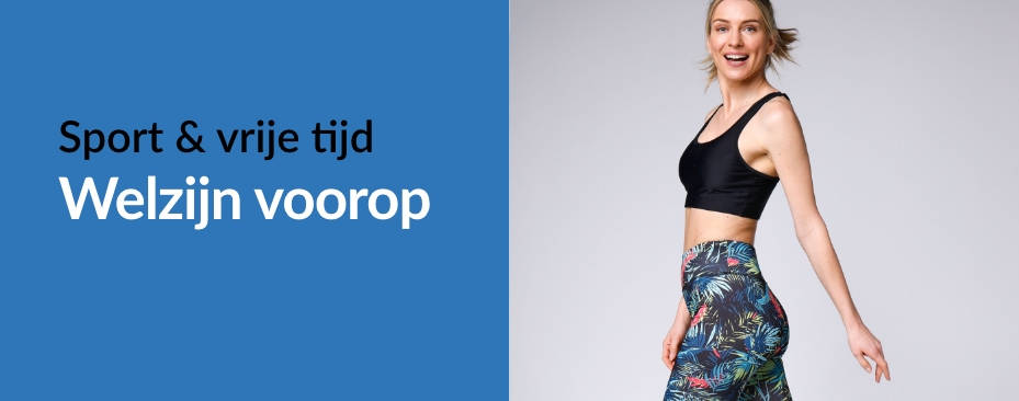 Comfortabele kleding en accessoires voor dames en heren om te sporten