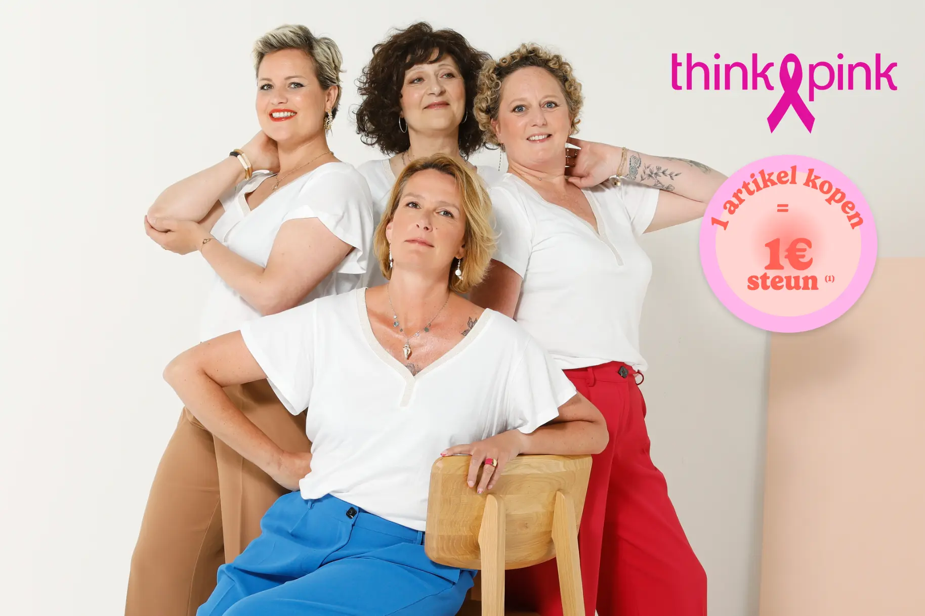 Roze oktober, allemaal samen tegen borstkanker met Blancheporte