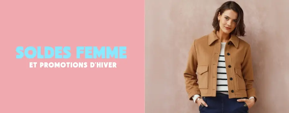 Profitez des soldes femme jusqu'à -80%