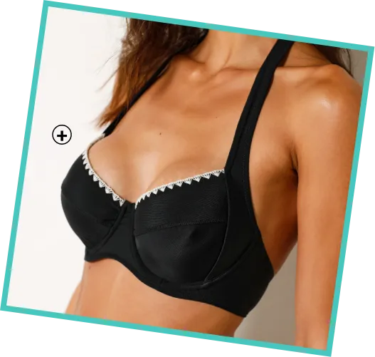 Haut de maillot de bain brodé dos nu avec armatures, broderies florales, maintien renforcé et effet dos nu élégant - Blog Blancheporte