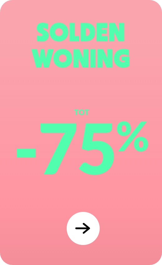 Uitverkoop huisartikelen tot 75% korting