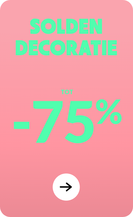 Decoratie-uitverkoop tot 75% korting