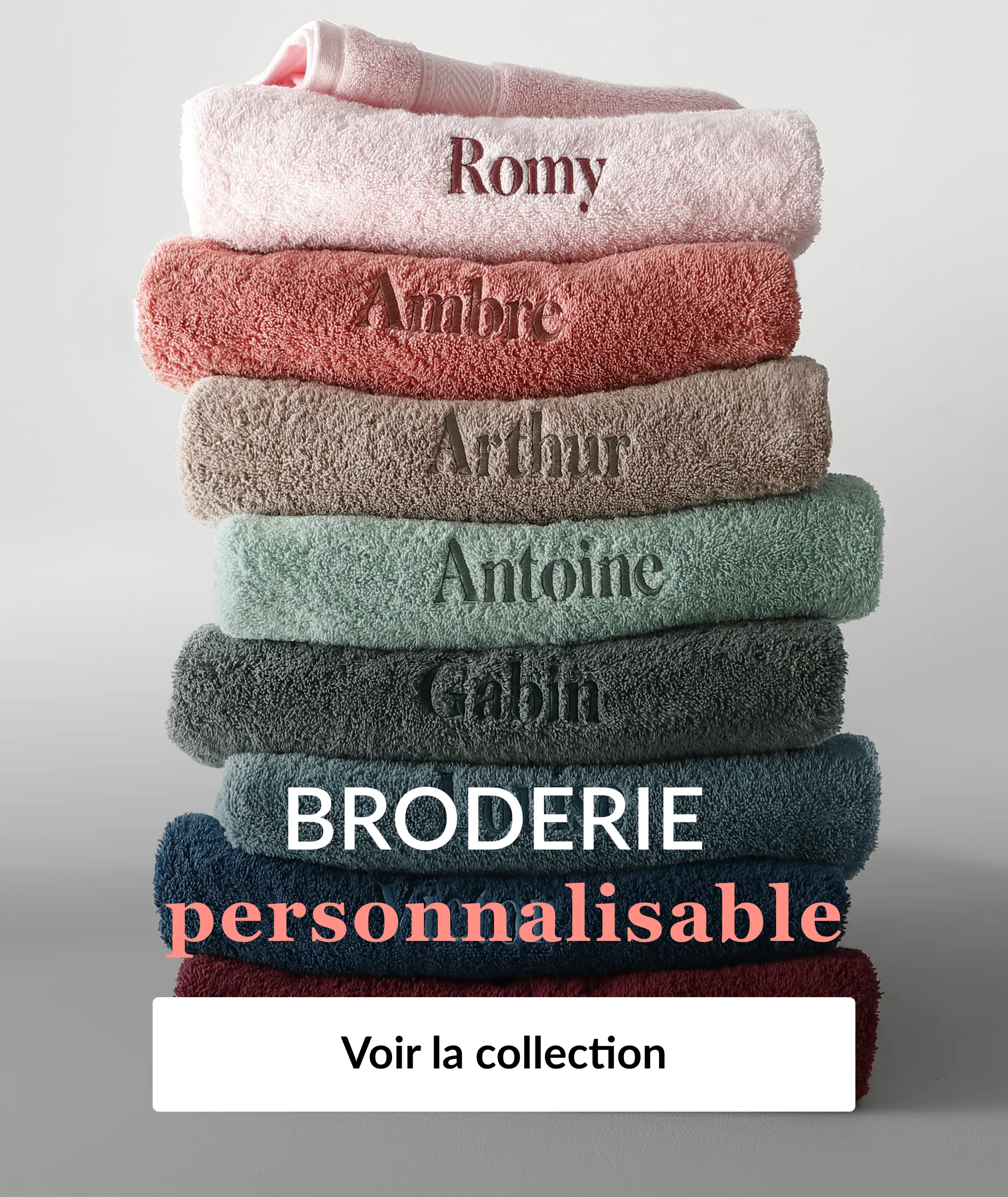 Découvrez la broderie personnalisable sur Blancheporte.be
