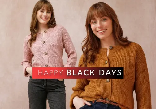 Happy Black Days : profitez d'une large sélection de maille pour femme et pour homme 