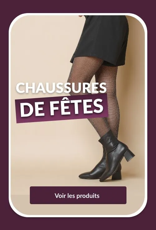 Découvrez notre sélection de chaussures femme pour les fêtes !