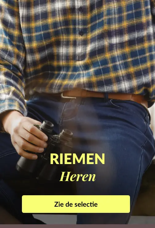 Ontdek een selectie riemen voor heren