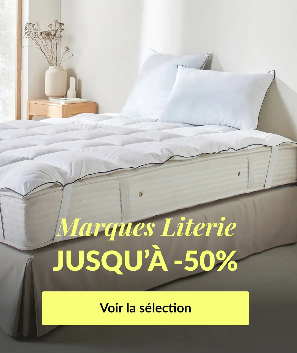 Profitez de vos marques literie préférées sur le site