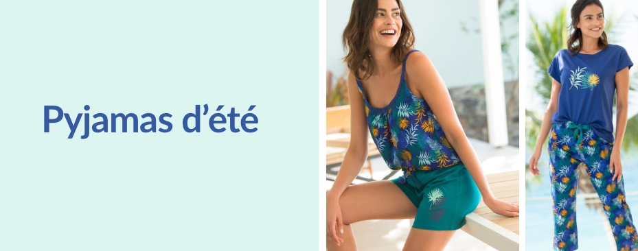 Une sélection de pyjamas d'été pour femme pour un style nuit et jour !
