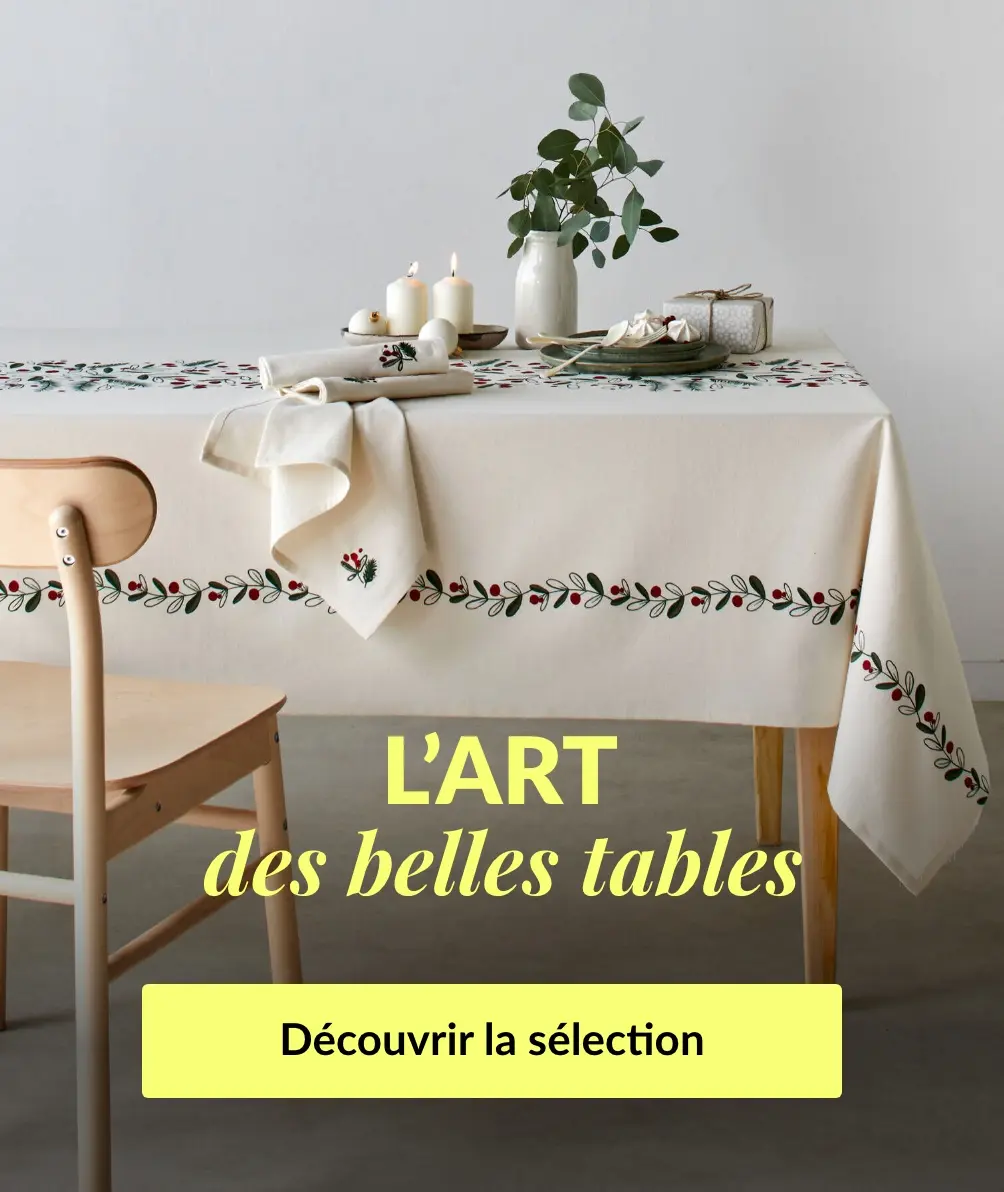 Craquez pour nos sélections de décoration de tables pour les fêtes