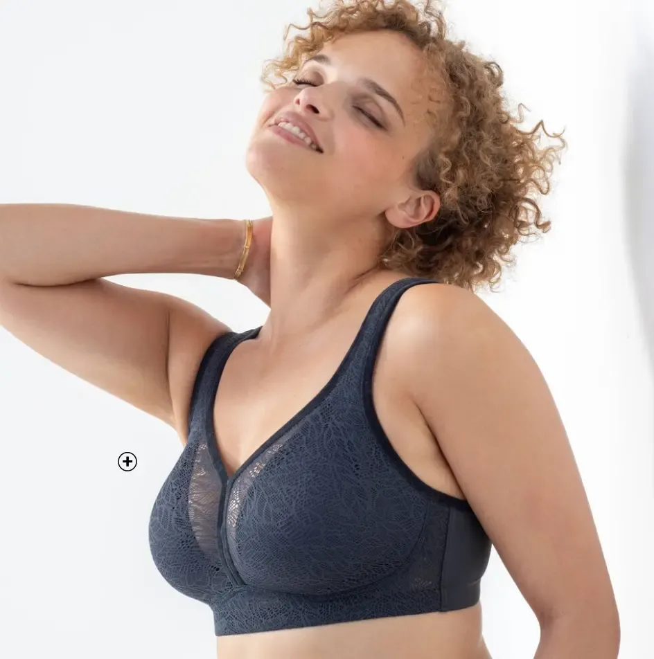 BH zonder beugels in kant en fluweel, stevige en comfortabele steun – welke bh-vorm kiezen | Blancheporte