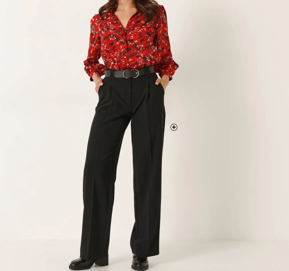 Pantalon noir large et fluide – Blog Blancheporte