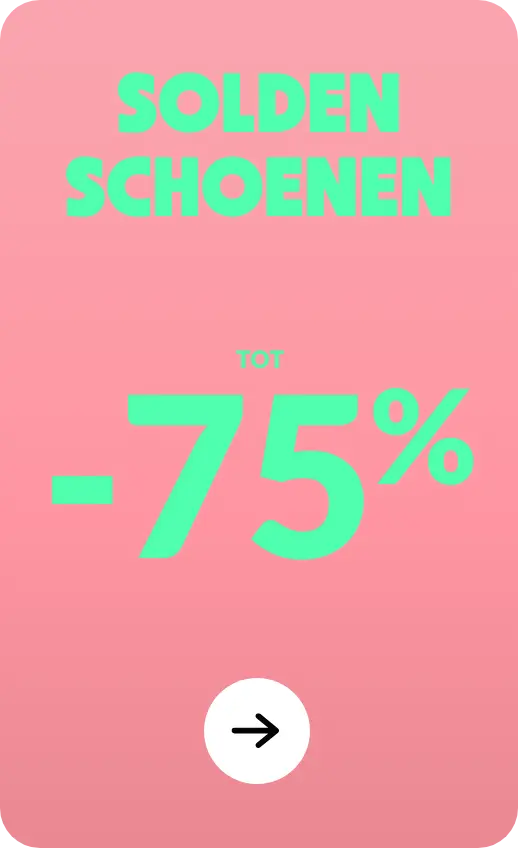 Schoenen in de uitverkoop tot 75% korting