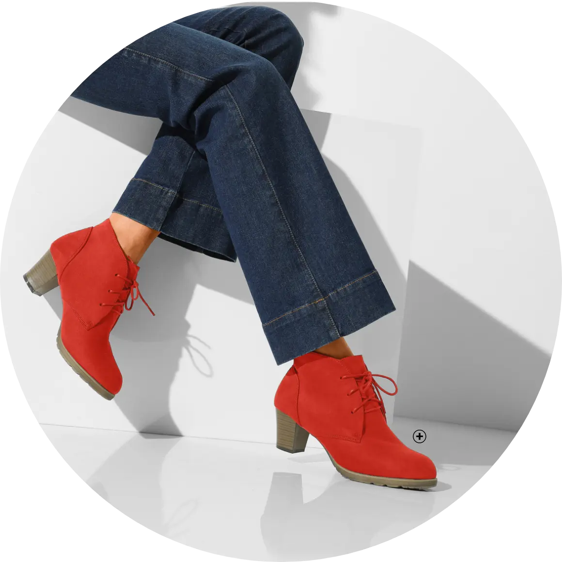 Veterbottines met fantasiehak, elegant en comfortabel voor schitterende looks met hoge boots | Blancheporte