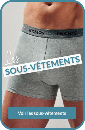 Découvrez nos sous-vêtements homme pas cher : caleçons, boxers...