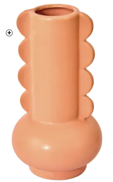 Vase soliflore en céramique terracotta pas cher | Blancheporte