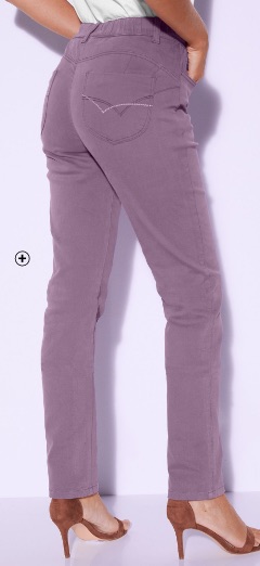 Violine push-up damesjeans in nauwsluitend model voor grote lengte, goedkoop | Blancheporte