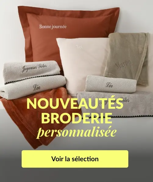 Profitez de la broderie personnalisée chez Blancheporte