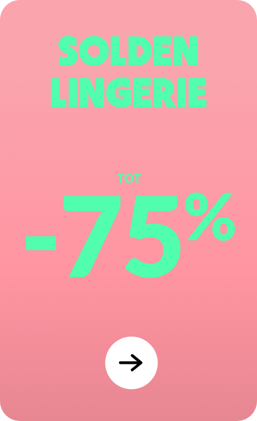 Lingerie-uitverkoop tot 75% korting