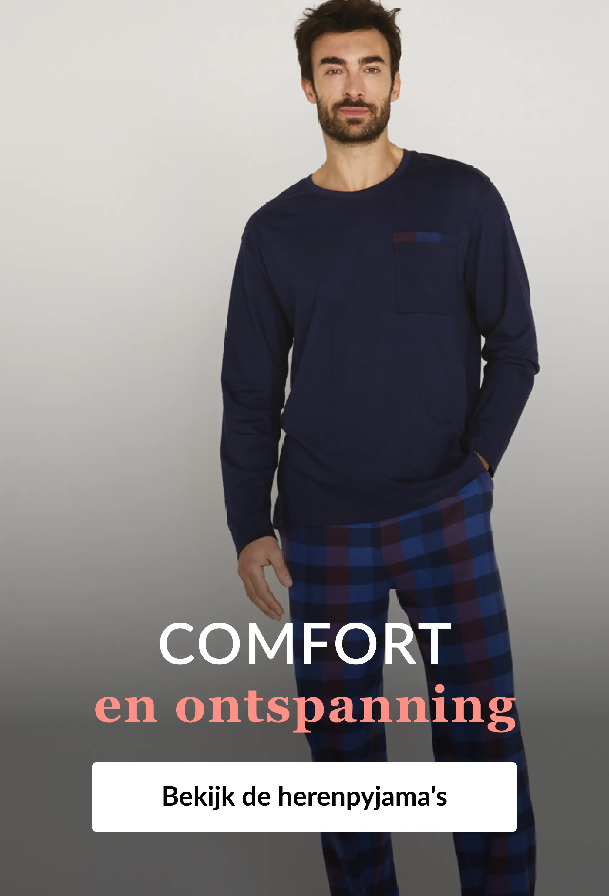 Ontdek onze selectie herenpyjama's op Blancheporte.be