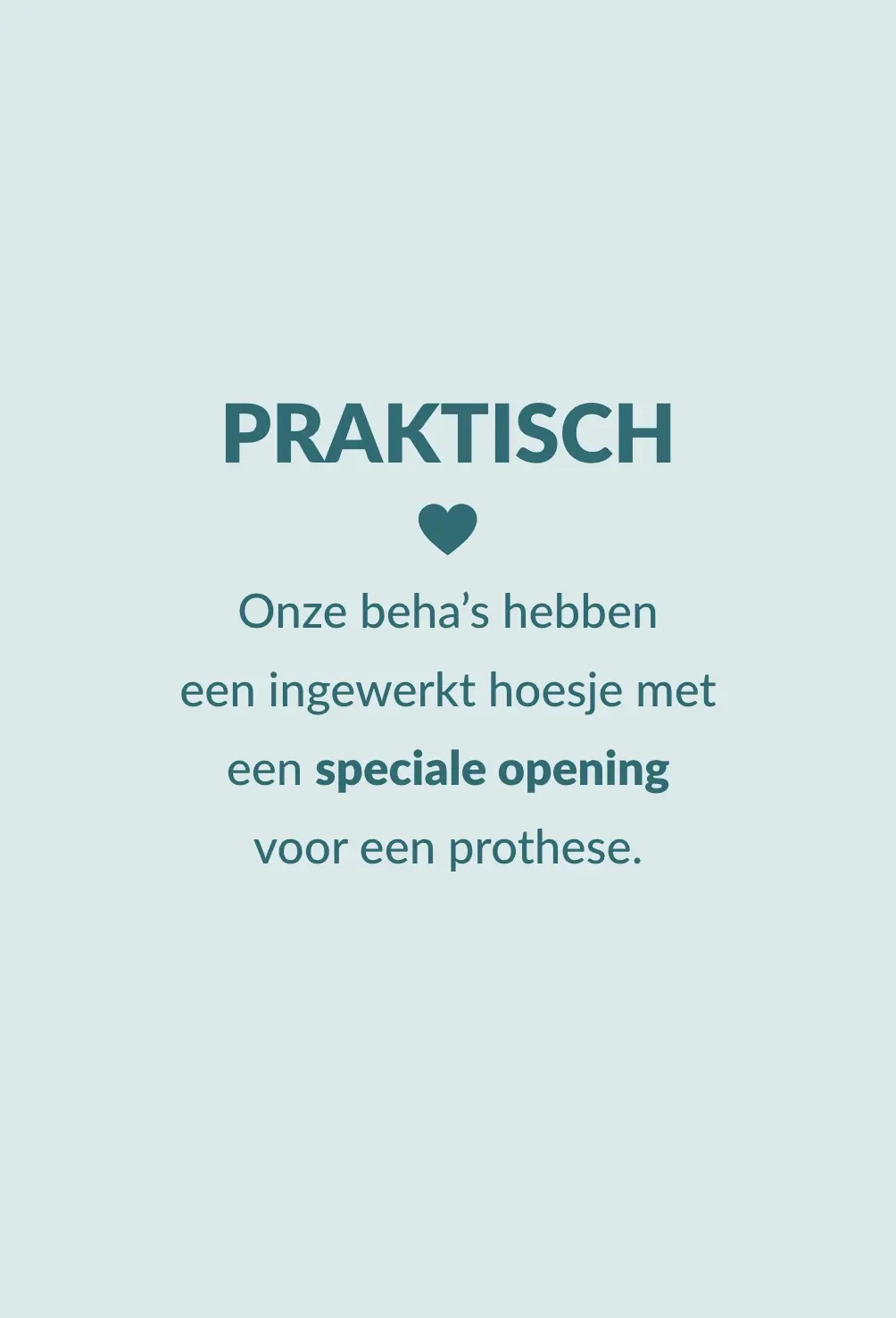 De pluspunten van onze postoperatieve collectie: het praktische aspect