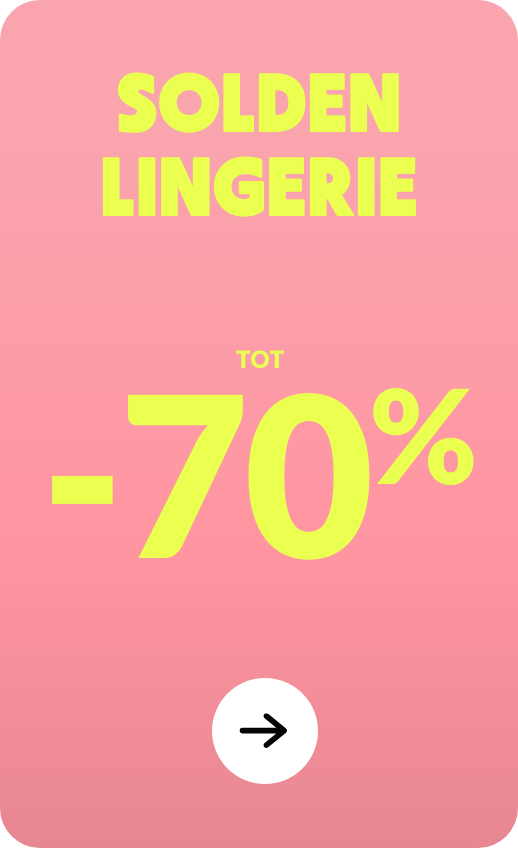 Lingerie-uitverkoop tot 70% korting