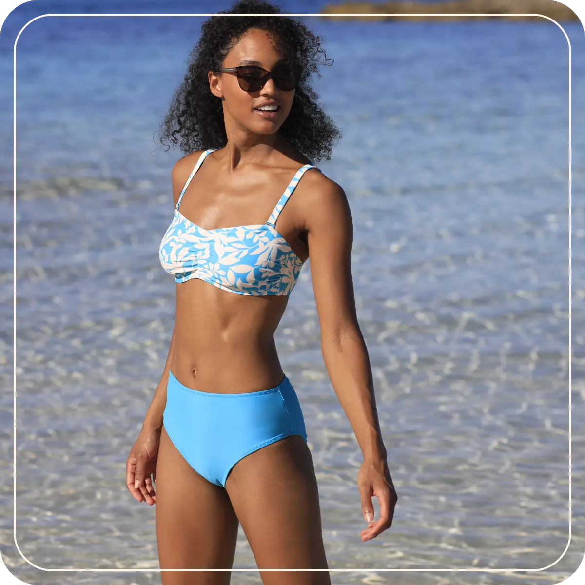 Bikinibeha in bandeaumodel Linao, steun en stijl voor een kleine boezem | Blancheporte