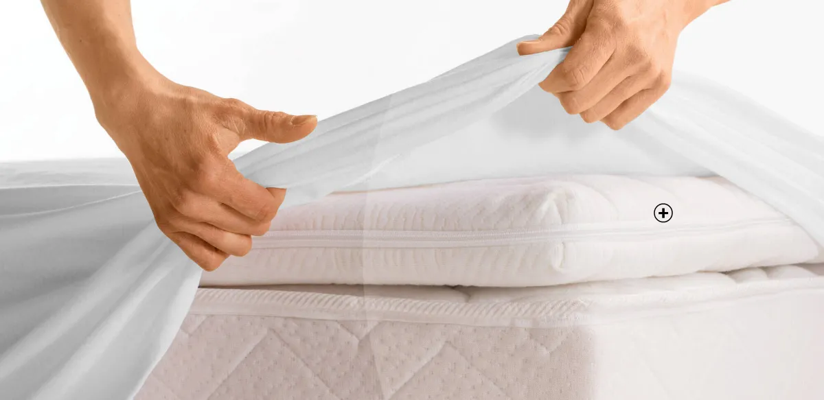 Protège-matelas molleton absorbant 400 g/m² avec housse 40 cm, bien choisir son protège-matelas | Blancheporte