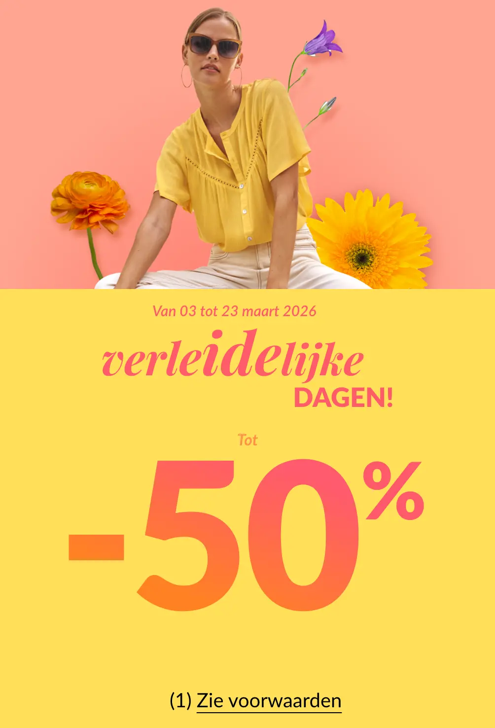 Verlaagde prijzen met kortingen tot soms wel -50%.