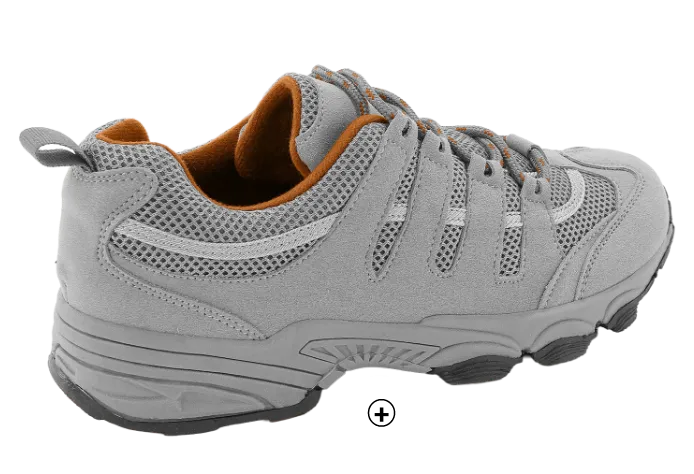 Wandelsneakers van mesh, antislip profielzool, grijs - Blog Blancheporte