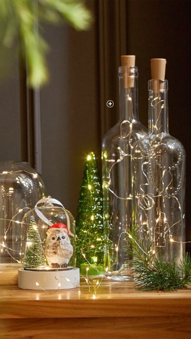 Bougeoirs en bois ronds décoration Noël pas cher - Blancheporte