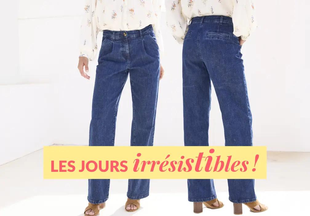 Découvrez notre zoom denim jusqu'à -30%
