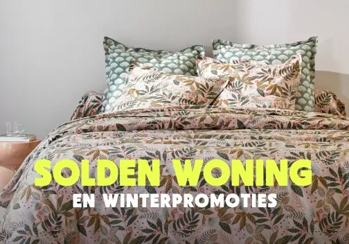 Winteruitverkoop en aanbiedingen: tot 70% korting op huishoudtextiel en decoratieartikelen