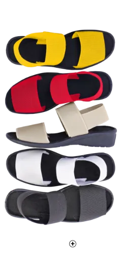 Sandales élastiquées | chaussures morphologie | Blancheporte