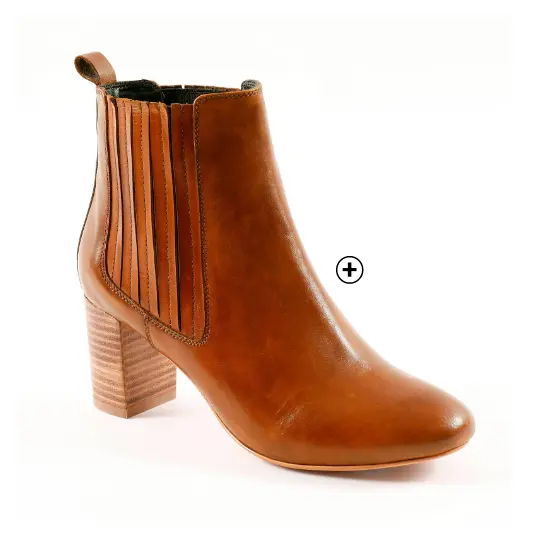 Boots en cuir à talon, chic et intemporelles, parfaites avec un pantalon large ou fuselé | Blancheporte
