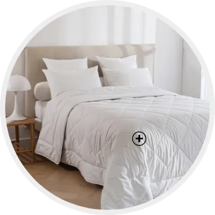 Couette naturelle garnie de poils de chameau, un choix unique pour apprendre comment choisir sa parure de lit haut de gamme | Blog Blancheporte