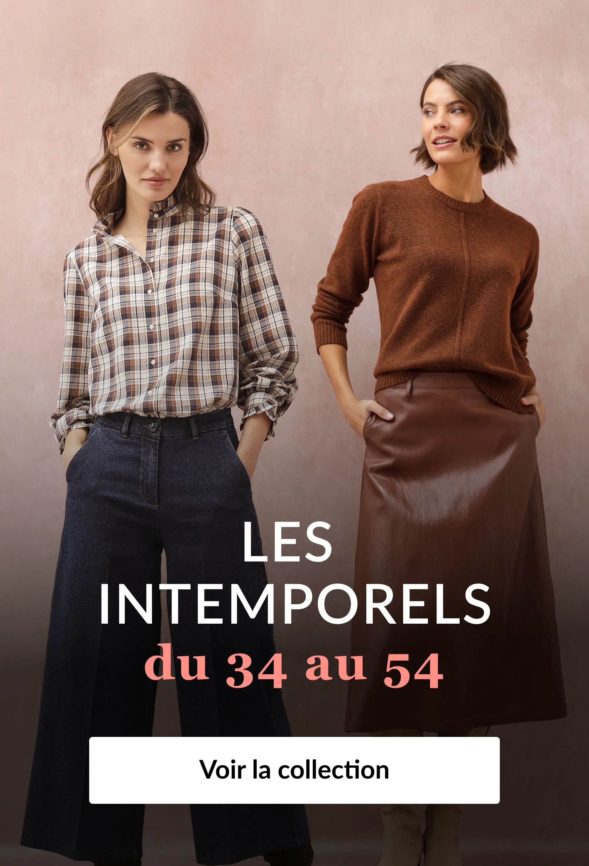 Découvrez nos intemporels du 34 au 54 sur Blancheporte.be