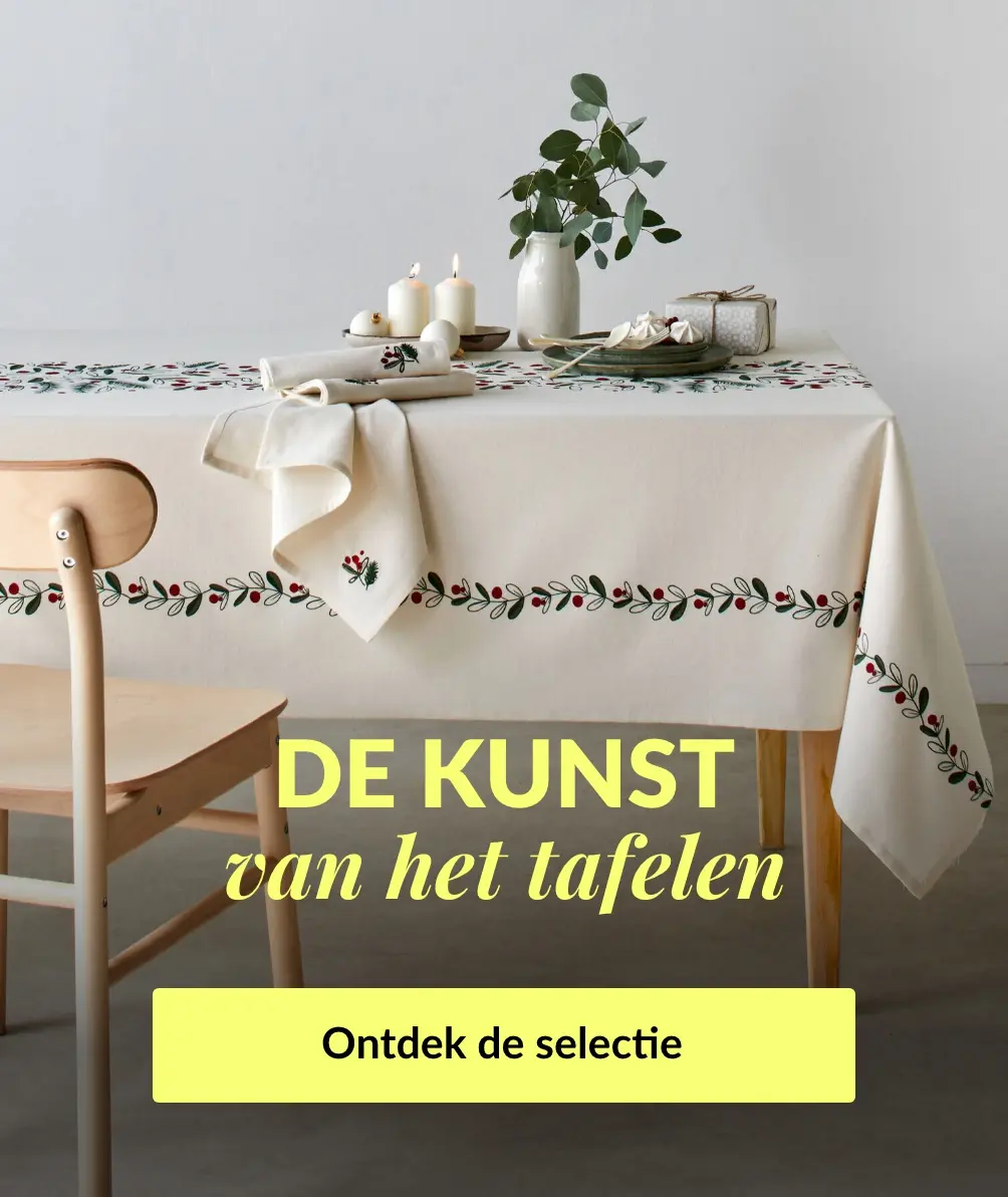 Word verliefd op onze selectie tafeldecoraties voor de feestdagen