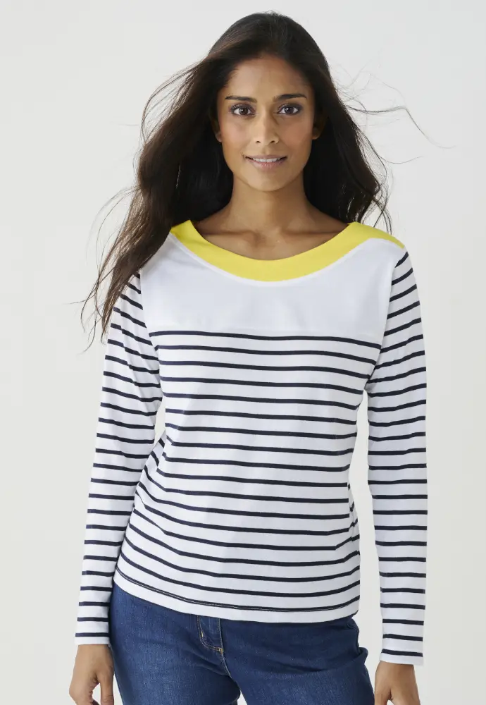 T-shirt met lange mouwen | Blancheporte