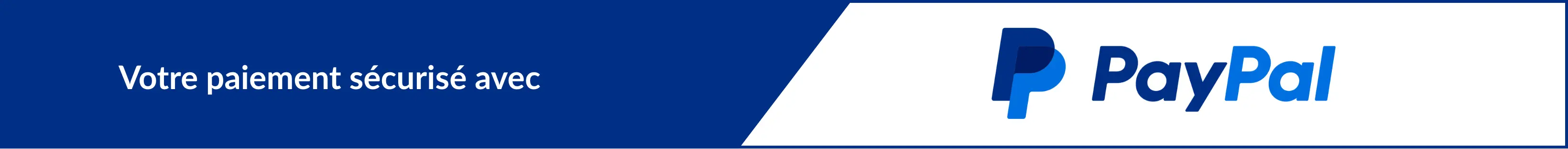 Profitez d'un paiement sécurisé avec Paypal